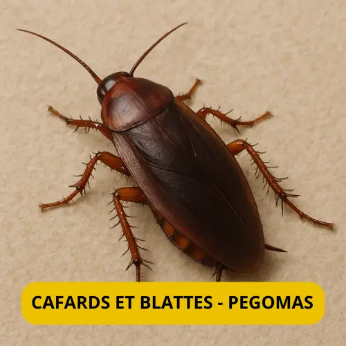 elimination cafard et blatte pegomas